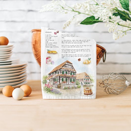 Kougelhopf d’Alsace | French Recipe Tea Towel Geschirrtuch