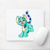 Kougra Blau Mousepad (Mit Mouse)