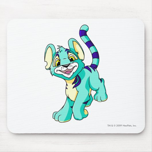 Kougra Blau Mousepad (Vorne)