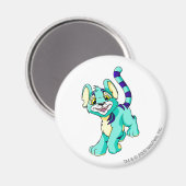 Kougra Blue Magnet (Vorderseite/Rückseite)