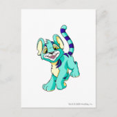 Kougra Blue Postkarte (Vorderseite)