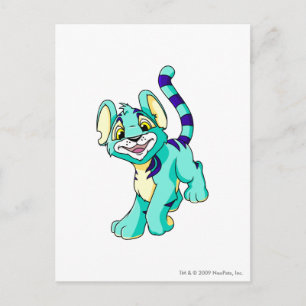Kougra Blue Postkarte