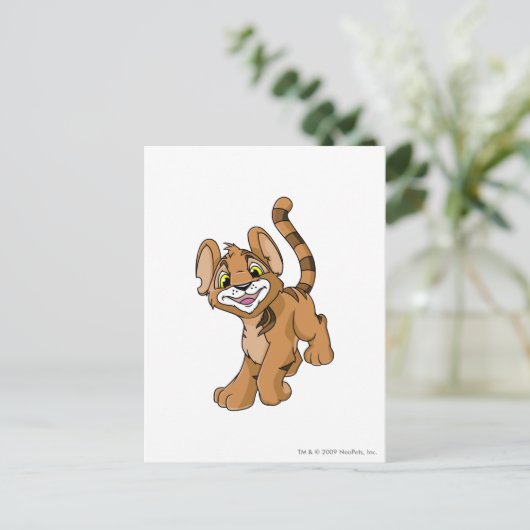 Kougra Brown Postkarte (Stehend Vorderseite)