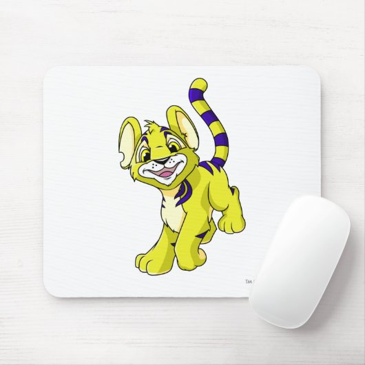 Kougra Gelb Mousepad (Mit Mouse)