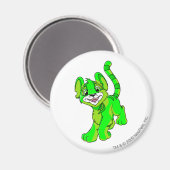 Kougra Glows Magnet (Vorderseite/Rückseite)