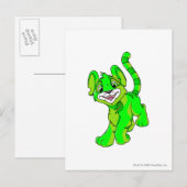 Kougra Glows Postkarte (Vorne/Hinten)