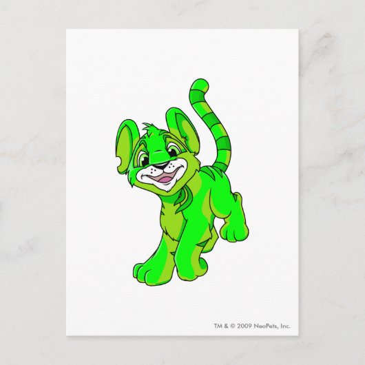 Kougra Glows Postkarte (Vorderseite)
