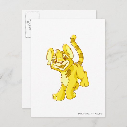 Kougra Gold Postkarte (Vorne/Hinten)