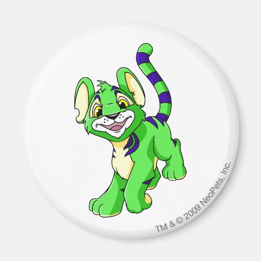 Kougra Green Magnet (Vorne)