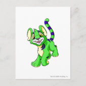 Kougra Green Postkarte (Vorderseite)