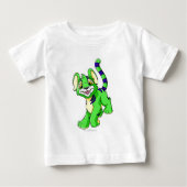 Kougra Grün Baby T-shirt (Vorderseite)