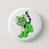Kougra Grün Button (Vorderseite)