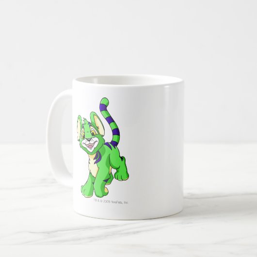 Kougra Grün Kaffeetasse (Vorderseite Links)
