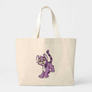 Kougra lila jumbo stoffbeutel