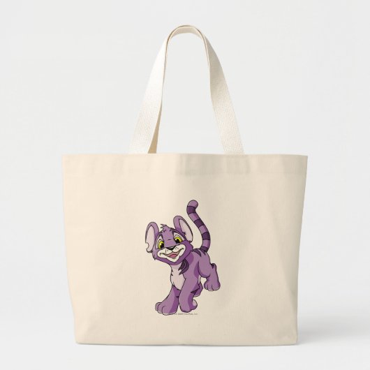 Kougra lila jumbo stoffbeutel (Vorne)
