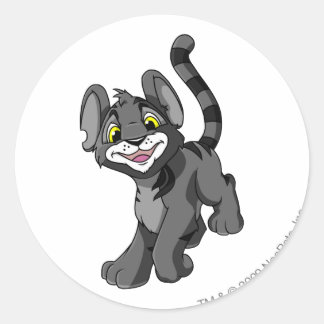 Kougra Shadow Runder Aufkleber