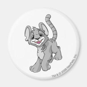 Kougra Silber Magnet