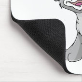Kougra Silber Mousepad (Ecke)