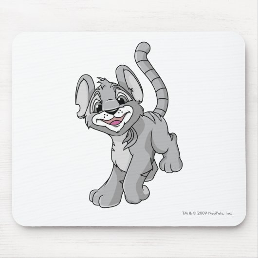 Kougra Silber Mousepad (Vorne)