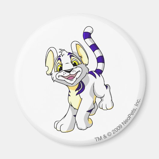 Kougra White Magnet (Vorne)