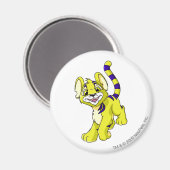 Kougra Yellow Magnet (Vorderseite/Rückseite)