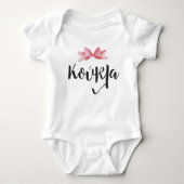 Koukla Griechischer Babybodysuit Baby Strampler (Vorderseite)