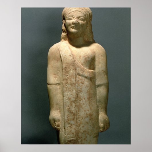 Kouros Dionysermos, Greek, Archaic Period, c.600 B Poster (Vorne)