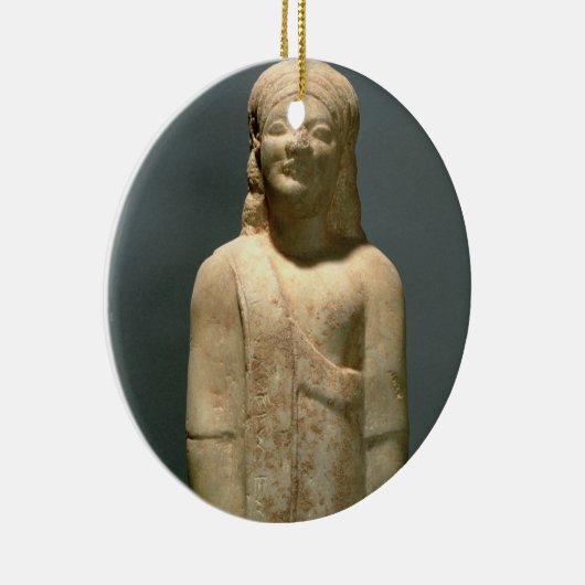 Kouros Dionysermos, Grieche, veralteter Zeitraum, Keramik Ornament (Rechts)