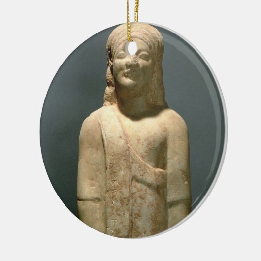 Kouros Dionysermos, Grieche, veralteter Zeitraum, Keramik Ornament (Links)