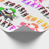 Kousin Freaky Logo Clown Geschenkpapier (Ecke)