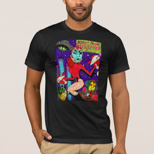 Kousin Freaky Space T-Shirt (Vorderseite)