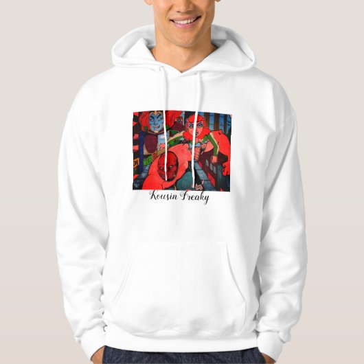 Kousin Freaky Weihnachten Hoodie (Vorderseite)
