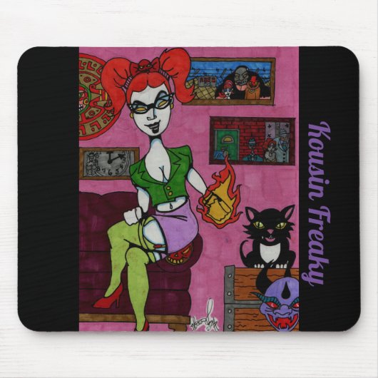 Kousin Freaky Weihnachten  Mousepad (Vorne)
