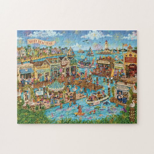 Kouta Kerplop Keys Neujahrstag Puzzle (Horizontal)