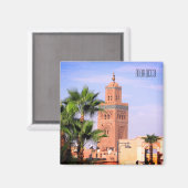 Koutoubia-Moschee Magnet (Vorderseite/Rückseite)