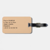 Koutoubia Moschee - Marrakesch, Marokko Gepäckanhänger (Rückseite horizontal)