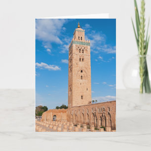 Koutoubia Moschee - Marrakesch, Marokko Karte