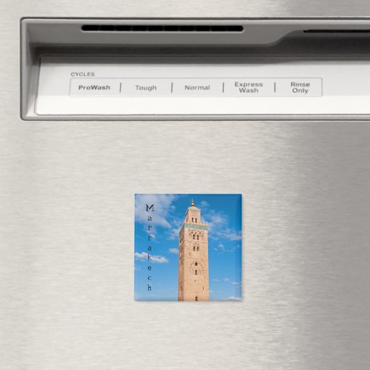 Koutoubia Moschee - Marrakesch, Marokko Magnet (In Situ (Geschirrspüler))