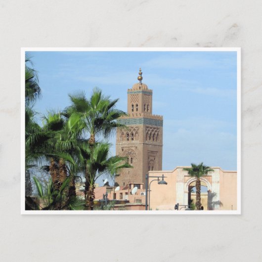 Koutoubia-Moschee Postkarte (Vorderseite)
