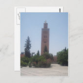 Koutoubia Postkarte (Vorne/Hinten)