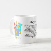 Kovacs Wappen-Tasse Kaffeetasse (Vorderseite Links)
