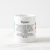 Kovacs Wappen-Tasse Kaffeetasse (Mittel)