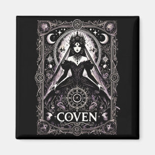 Koven gotische Hexe Junggesellinnenabschied heidni Magnet