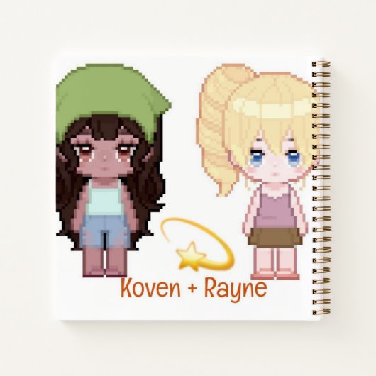 Koven + Rayne Notizbuch 1 (Rückseite)