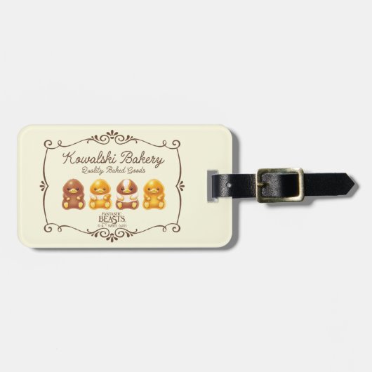 Kowalski Bäckerei - Baby Nifflers Gepäckanhänger (Vorderseite horizontal)