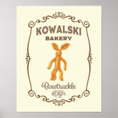 Kowalski Bäckerei - Bowtruckle Poster (Vorne)