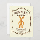 Kowalski Bäckerei - Bowtruckle Postkarte (Vorne/Hinten)