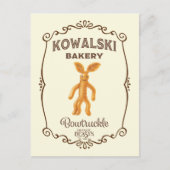 Kowalski Bäckerei - Bowtruckle Postkarte (Vorderseite)