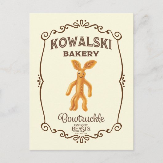 Kowalski Bäckerei - Bowtruckle Postkarte (Vorderseite)