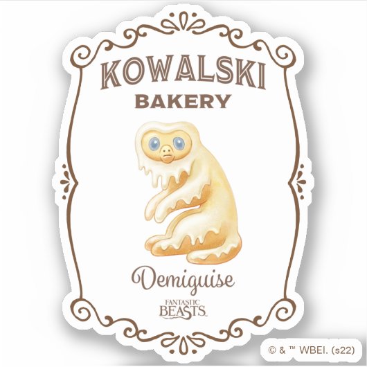 Kowalski Bäckerei - Demiguise Aufkleber (Vorderseite)